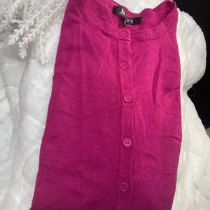 Fuchsia cardigan